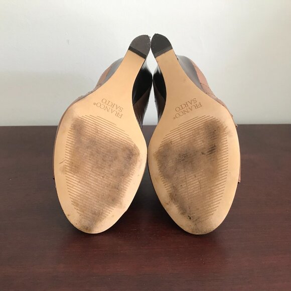 Franco Sarto | Wedge Buckle Booties - Picture 5 of 10